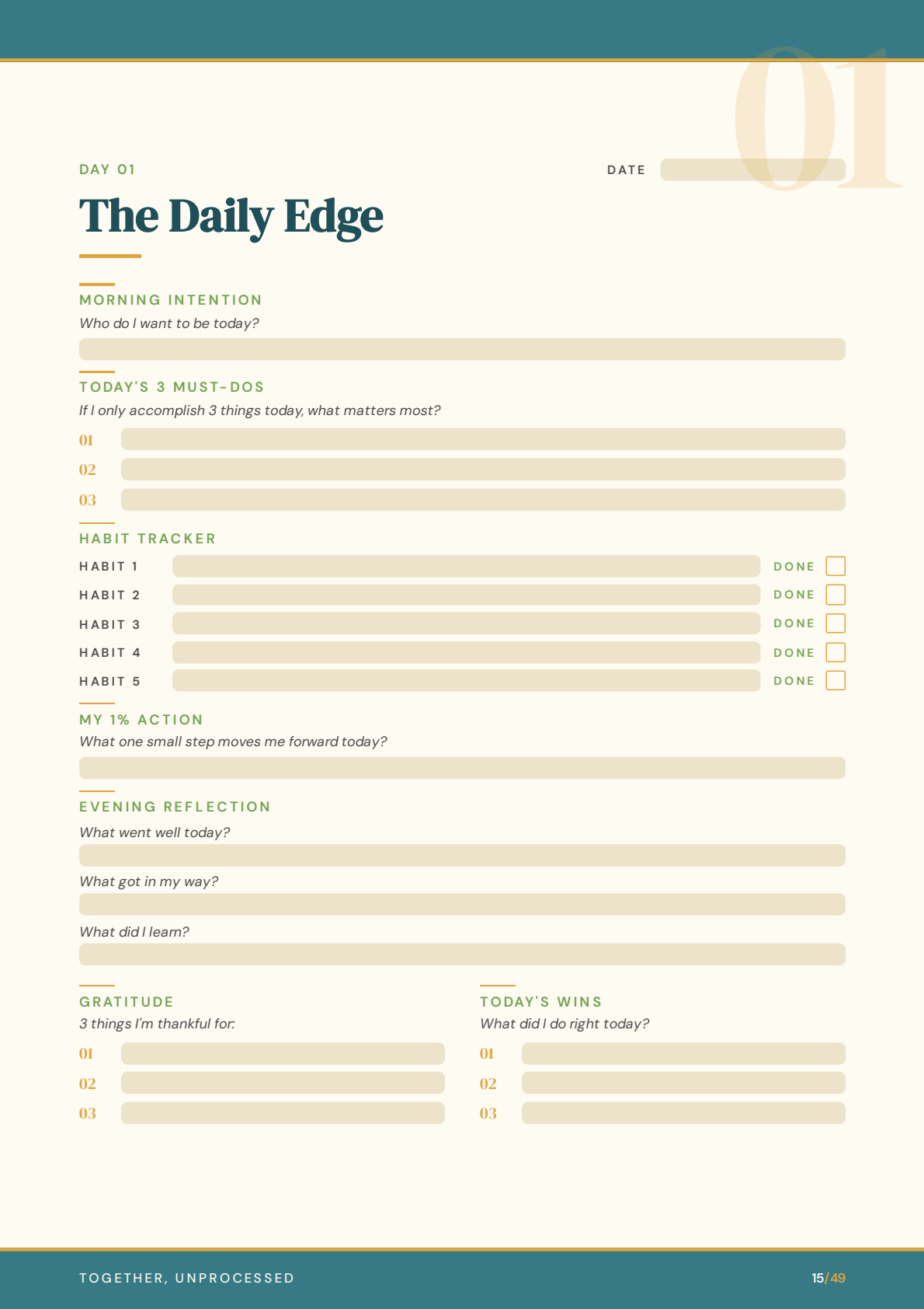 The Daily Edge — a look inside, 2 of 3